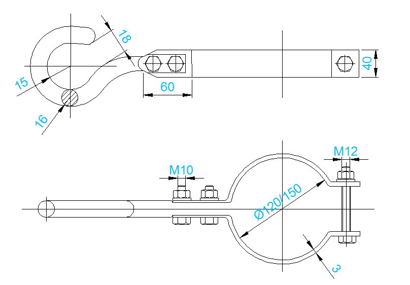 nosac za stub sa pojasom 065577