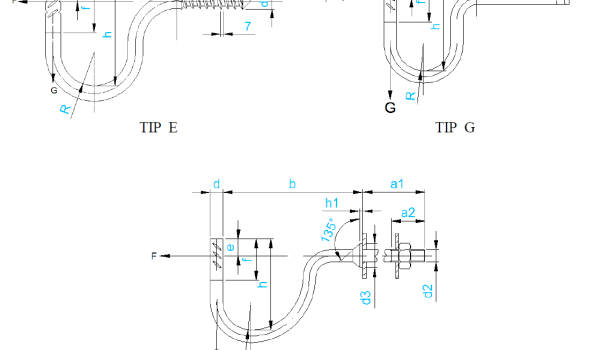 Savijeni nosači izolatora